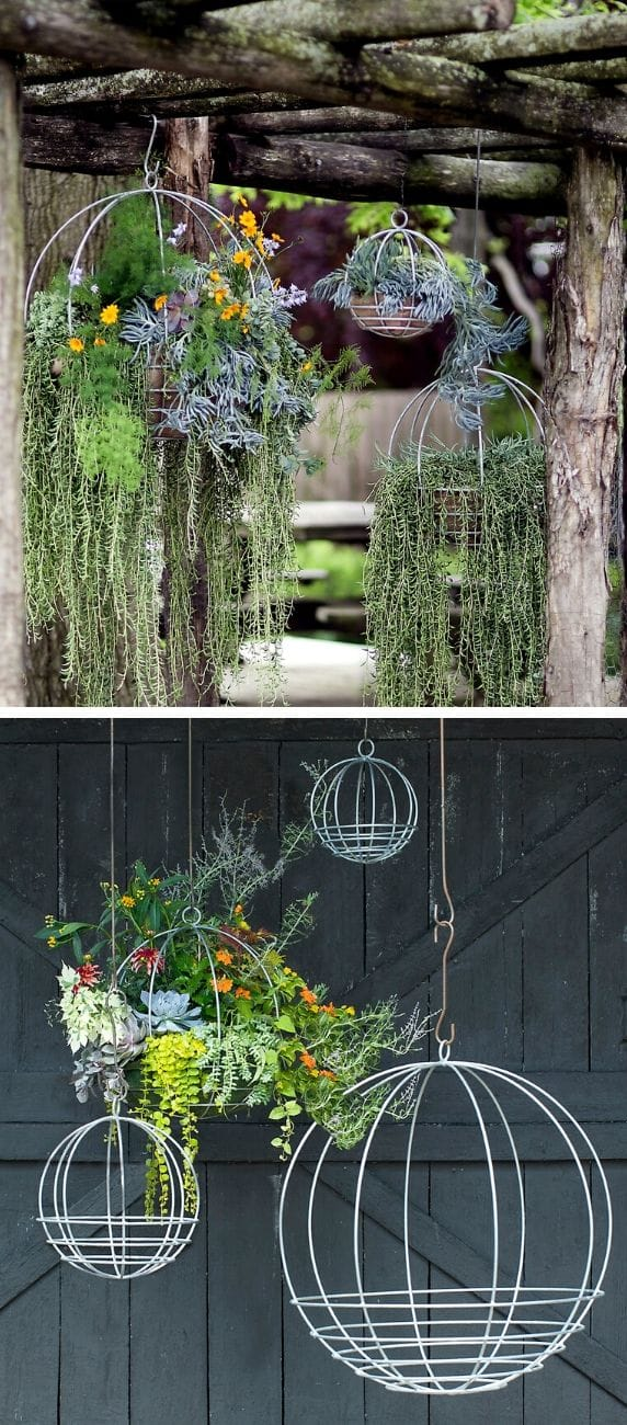 Spring Park Wall Hanging Flower Pots Garden Fence Balcony Basket Plant