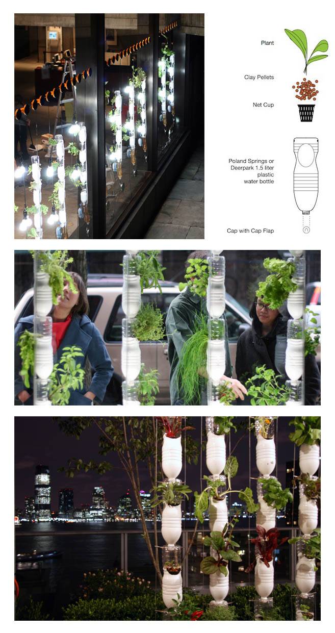 Clever Plastic Bottle Vertical Garden Ideas