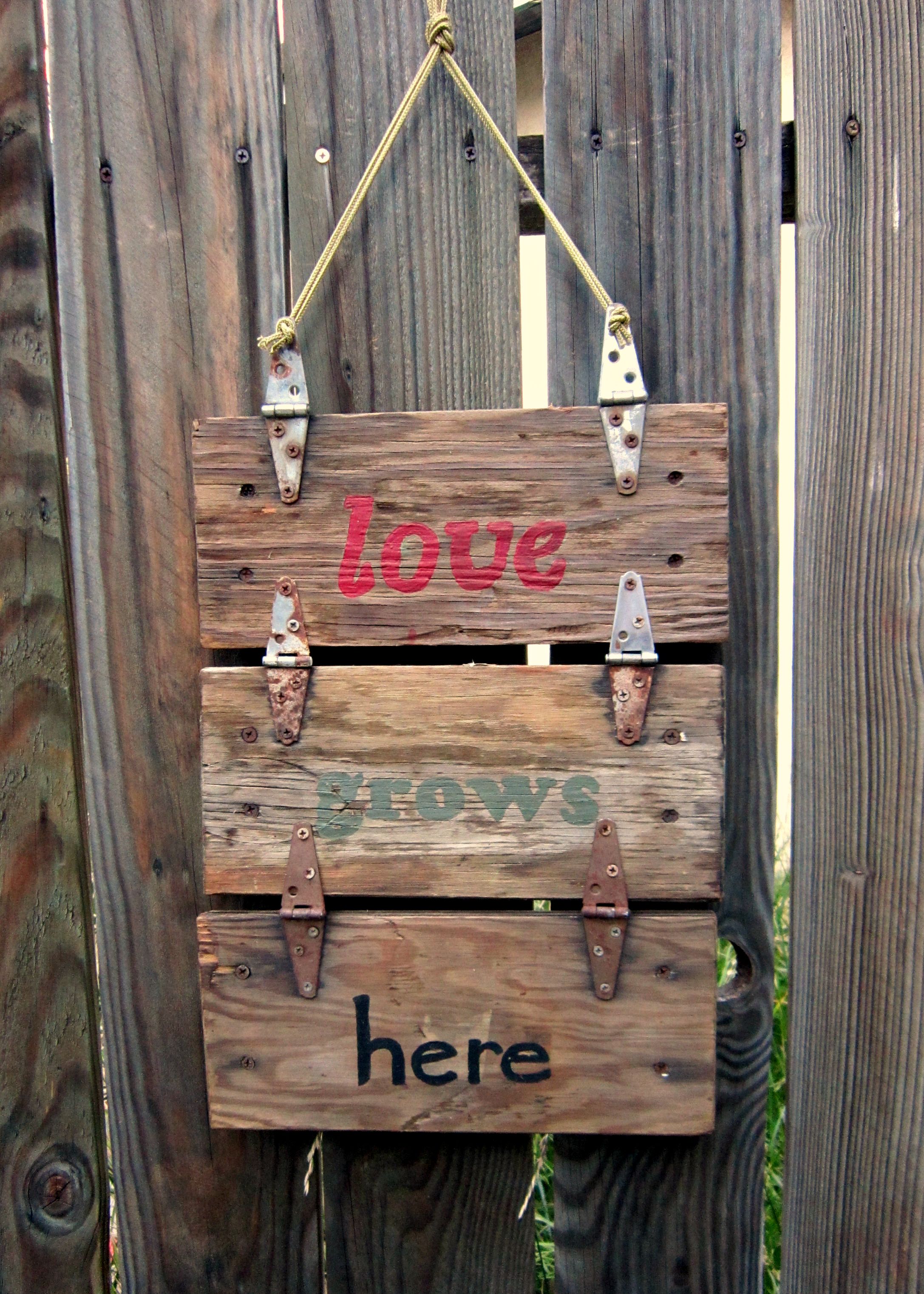 Personalised Wooden Garden Sign