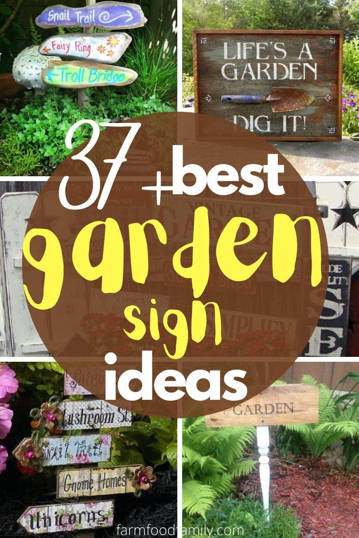 Creative Diy Garden Sign Ideas