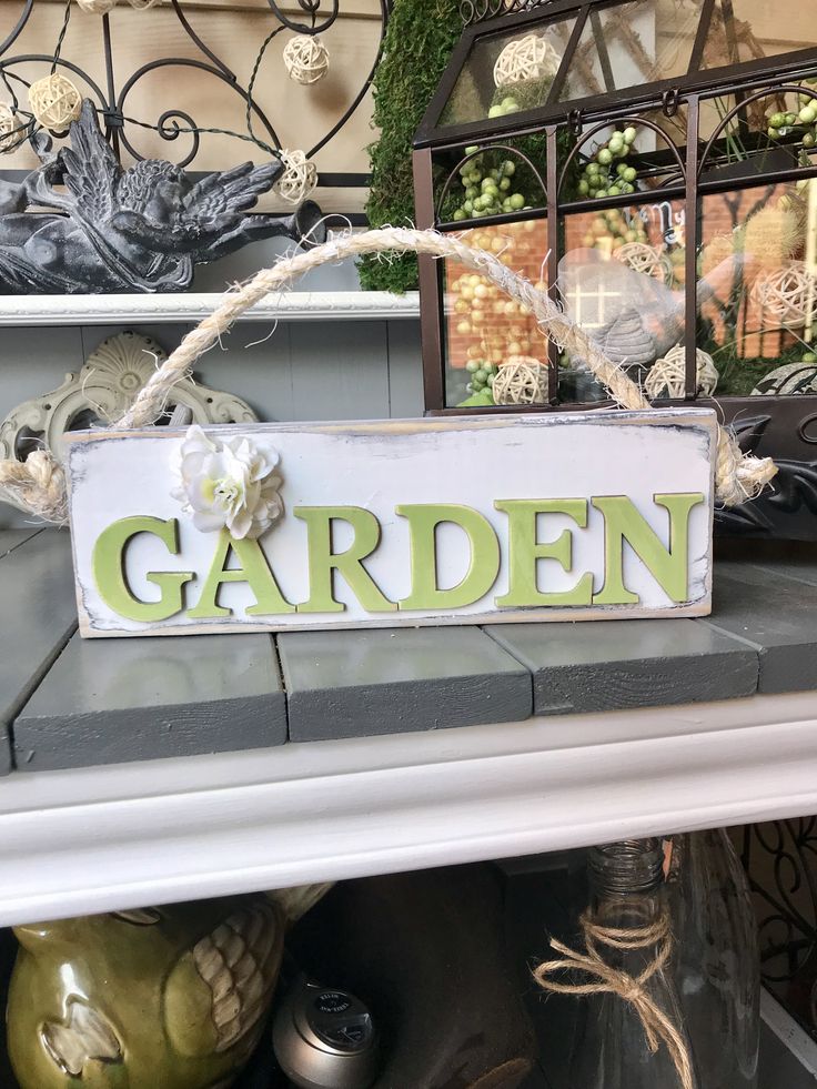 Personalised Wooden Garden Sign