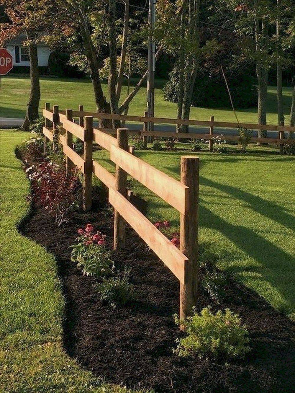 Flowers Rustic Garden Fence