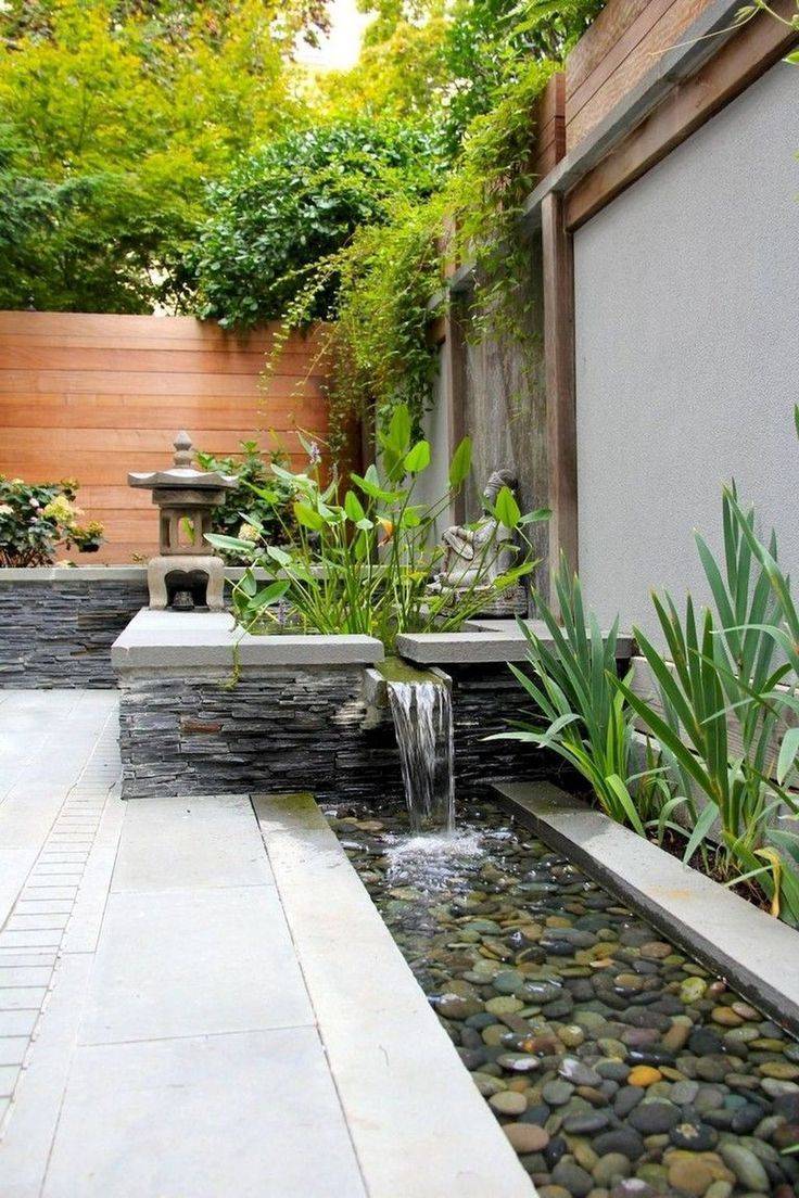 Ideas Front Yard Water Feature Garden Design