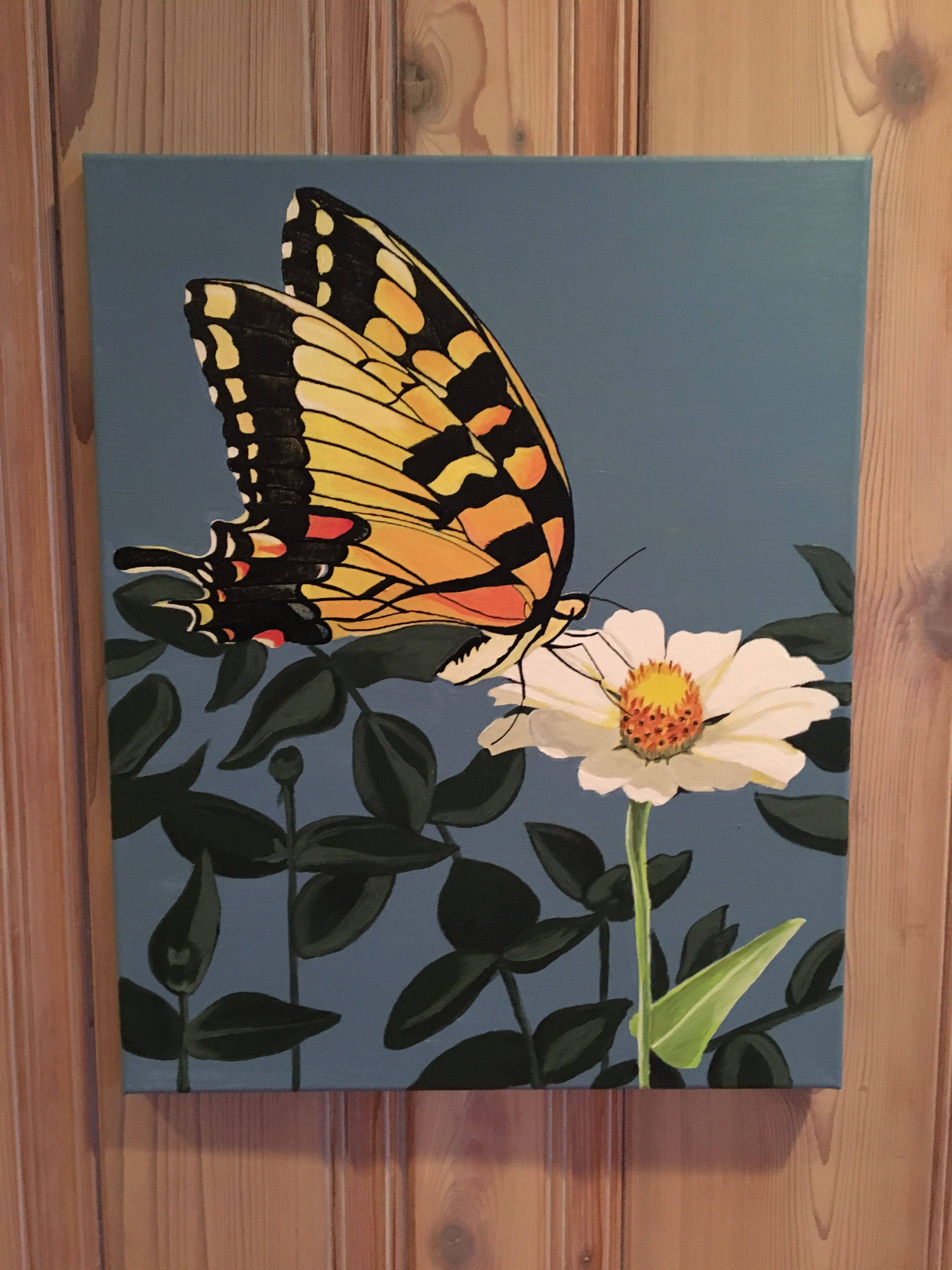 Butterflies Garden Decoration Multi Coloured Metal Outdoor Butterfly Xl