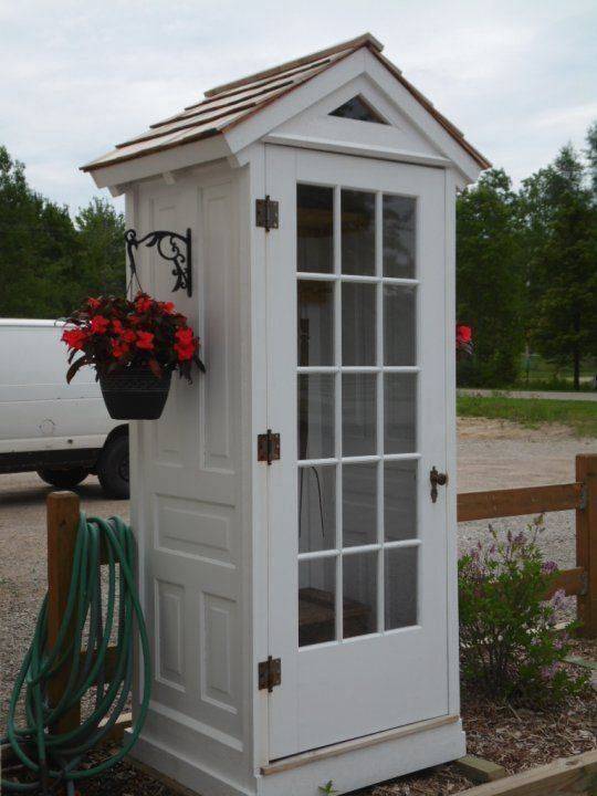 Recycled Door Garden Shed