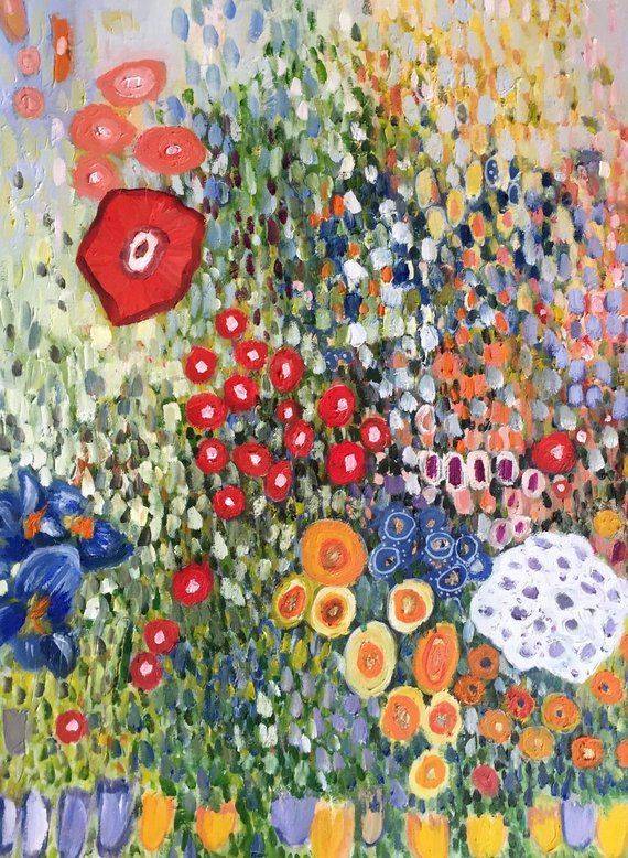 Th Century English September Summer Garden Flowers Alfred De Breanski