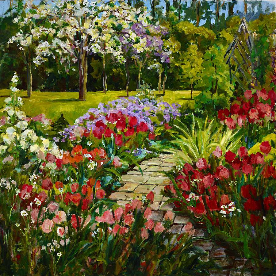 Summer Garden Painting