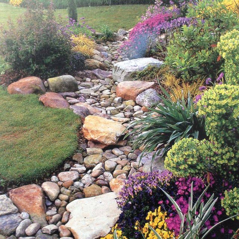 Awesome Dry River Bed Landscaping Design Ideas