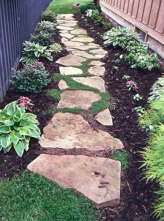 Mesmerizing Garden Stone Path