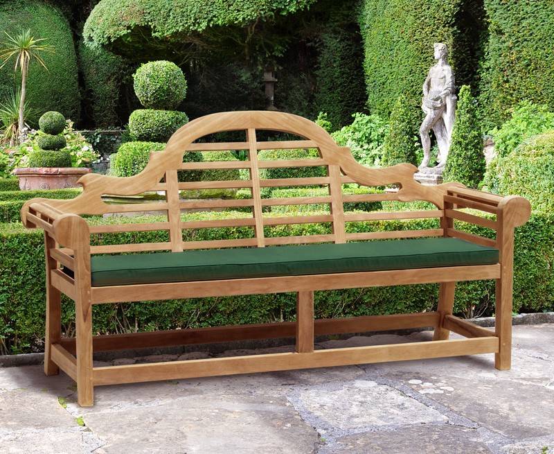 Amazonia Mandalay Teak Wood Patio Bench