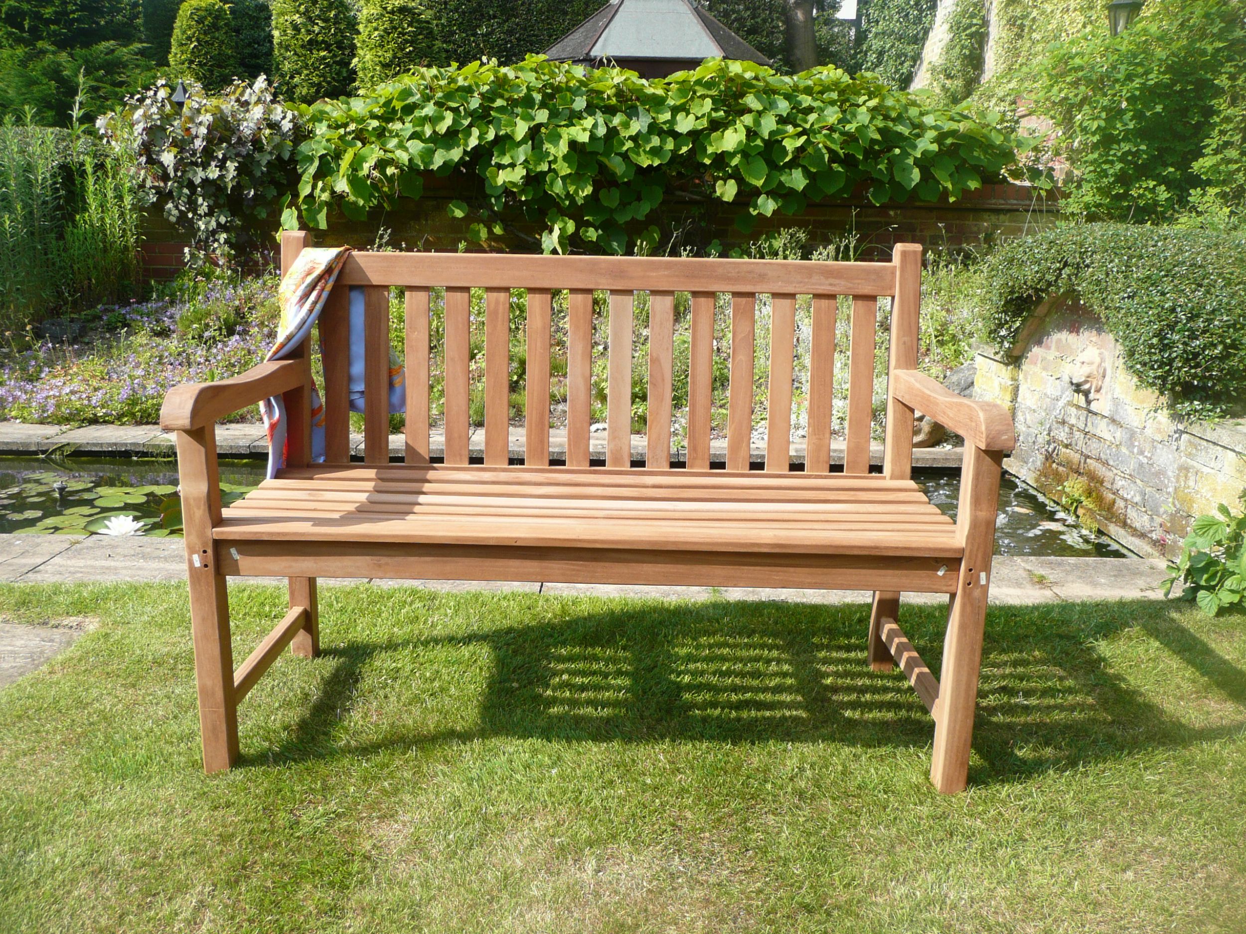 Hestercombe Teak Garden Bench
