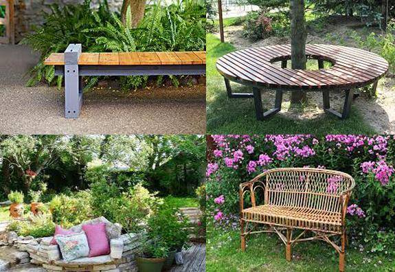 Popular And Unique Concrete Garden Benches