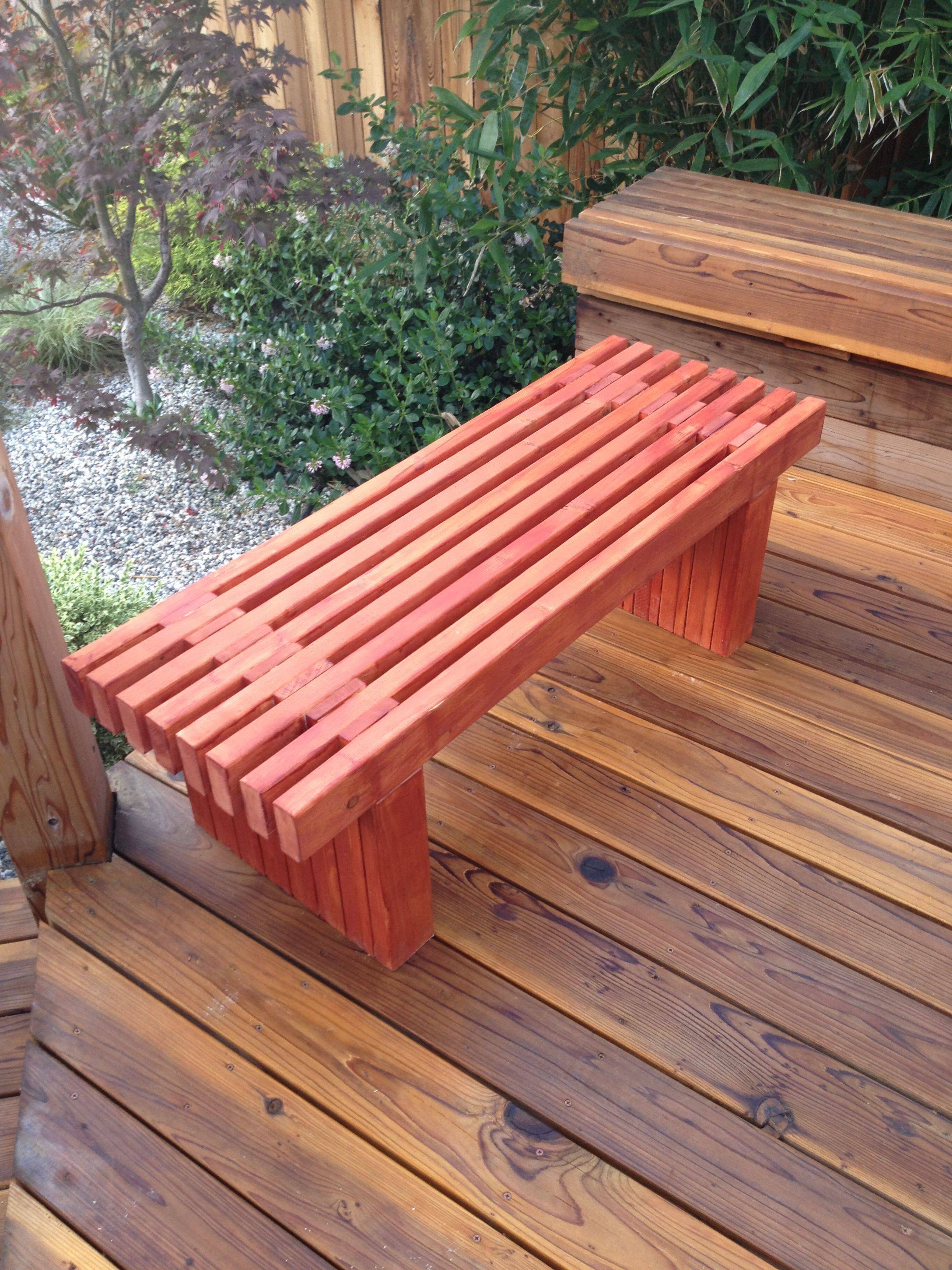 Easy Diy Wood Garden Bench