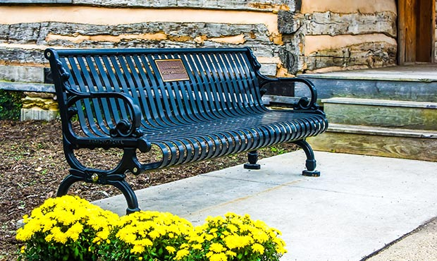 Wrought Iron Patio Benches