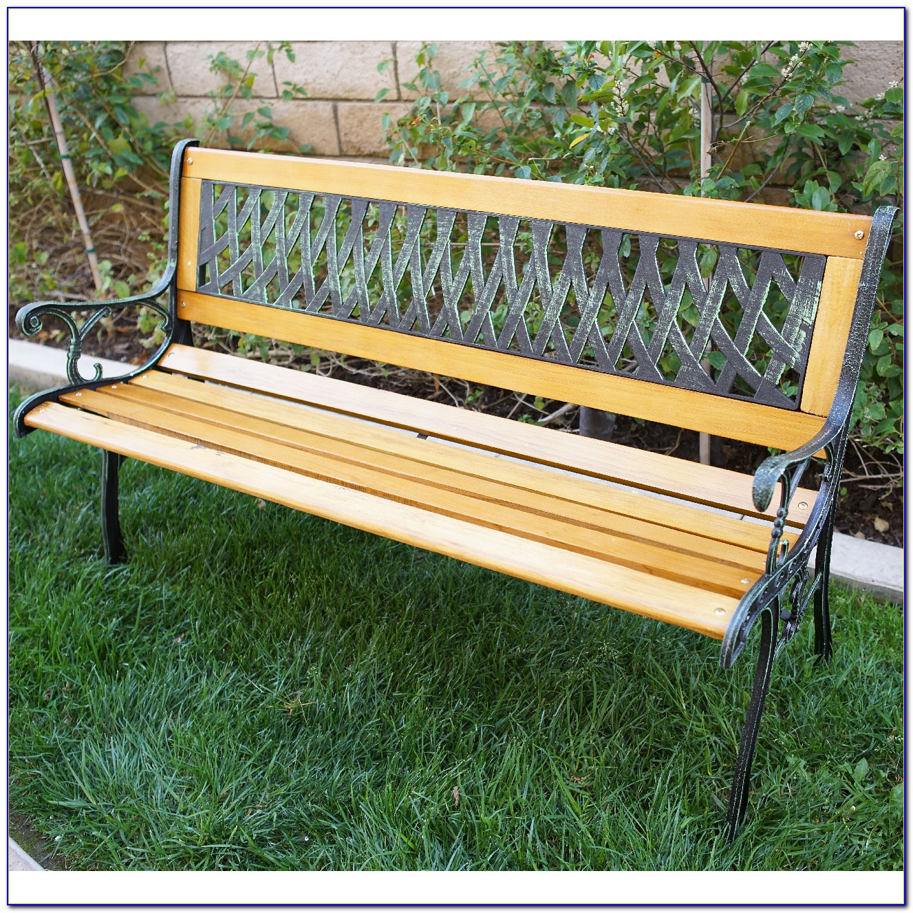 A Cast Iron Bench