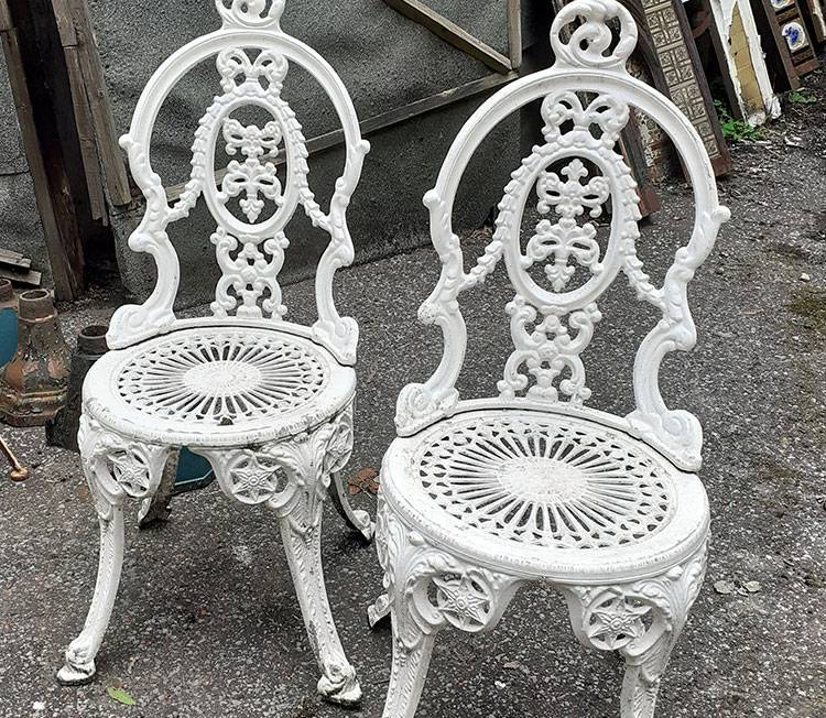 Cast Iron Garden Armchairs