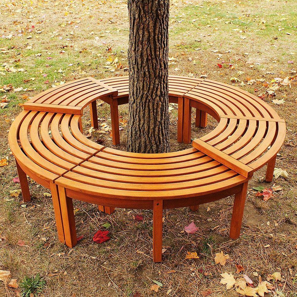 23 Garden Bench around Tree Ideas You Should Check SharonSable