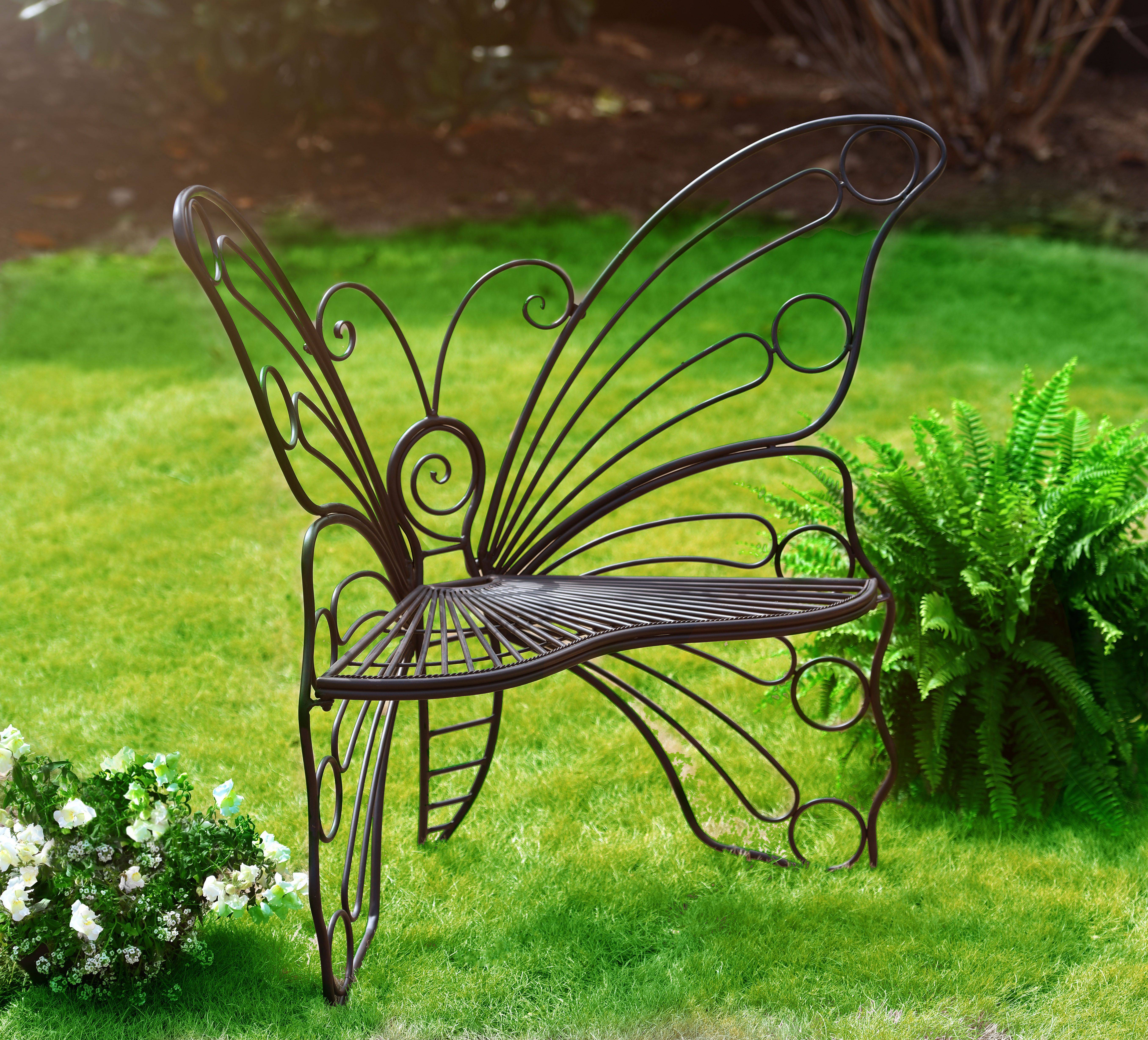 Butterfly Garden Bench