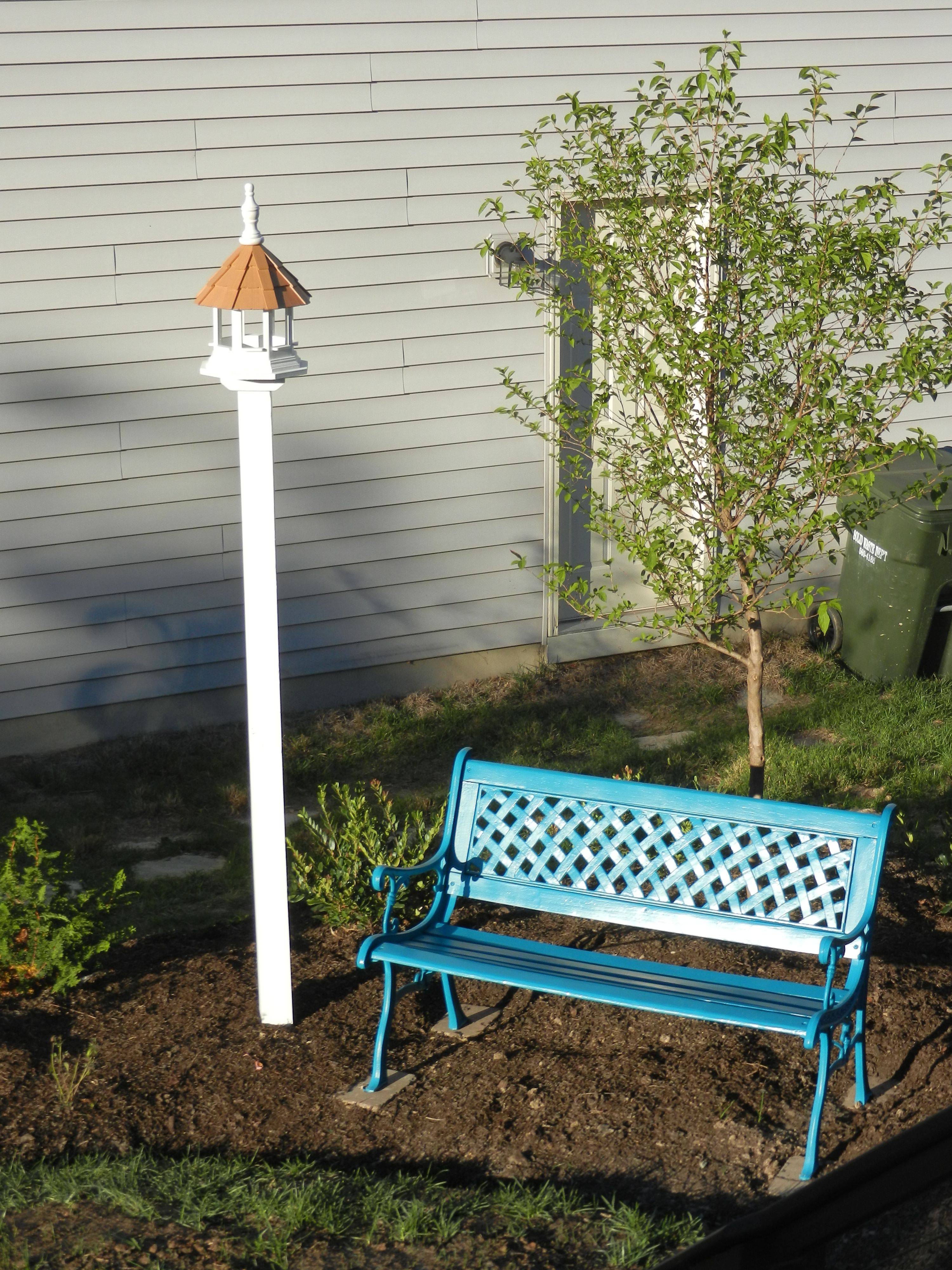22 Blue Garden Bench Ideas To Consider SharonSable