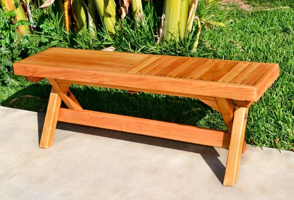 A Costco Folding Table Outdoor Garden Bench