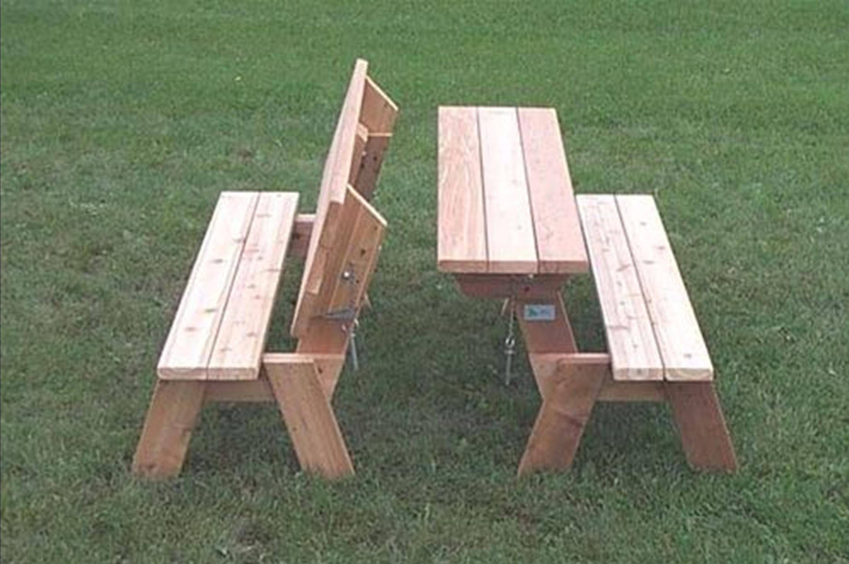 Bench And Picnic Table