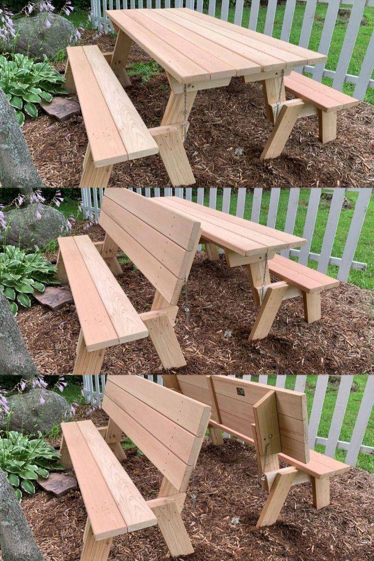 Bench And Picnic Table