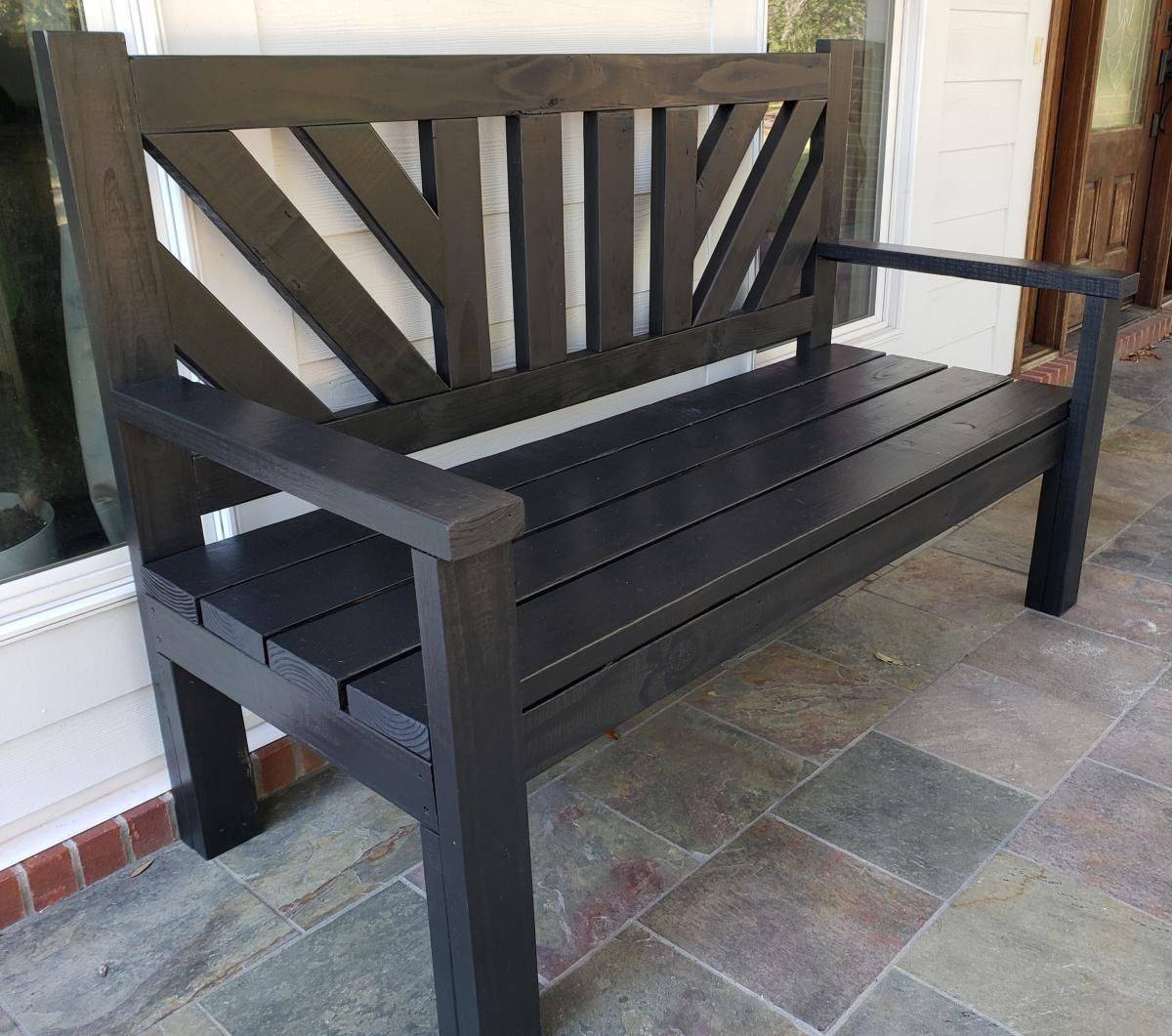Pleasant Bay White Glider Bench