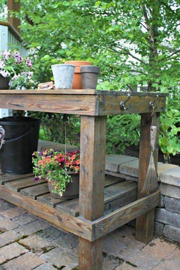 Diy Potting Bench Westview Bungalow