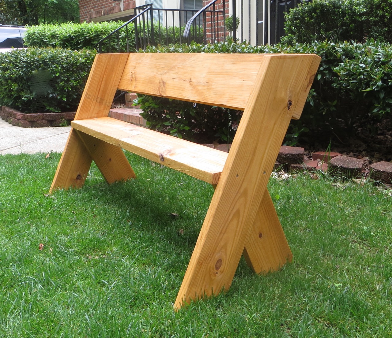 Scrap Wood Outdoor Bench Seat Diy Garden Bench Plans