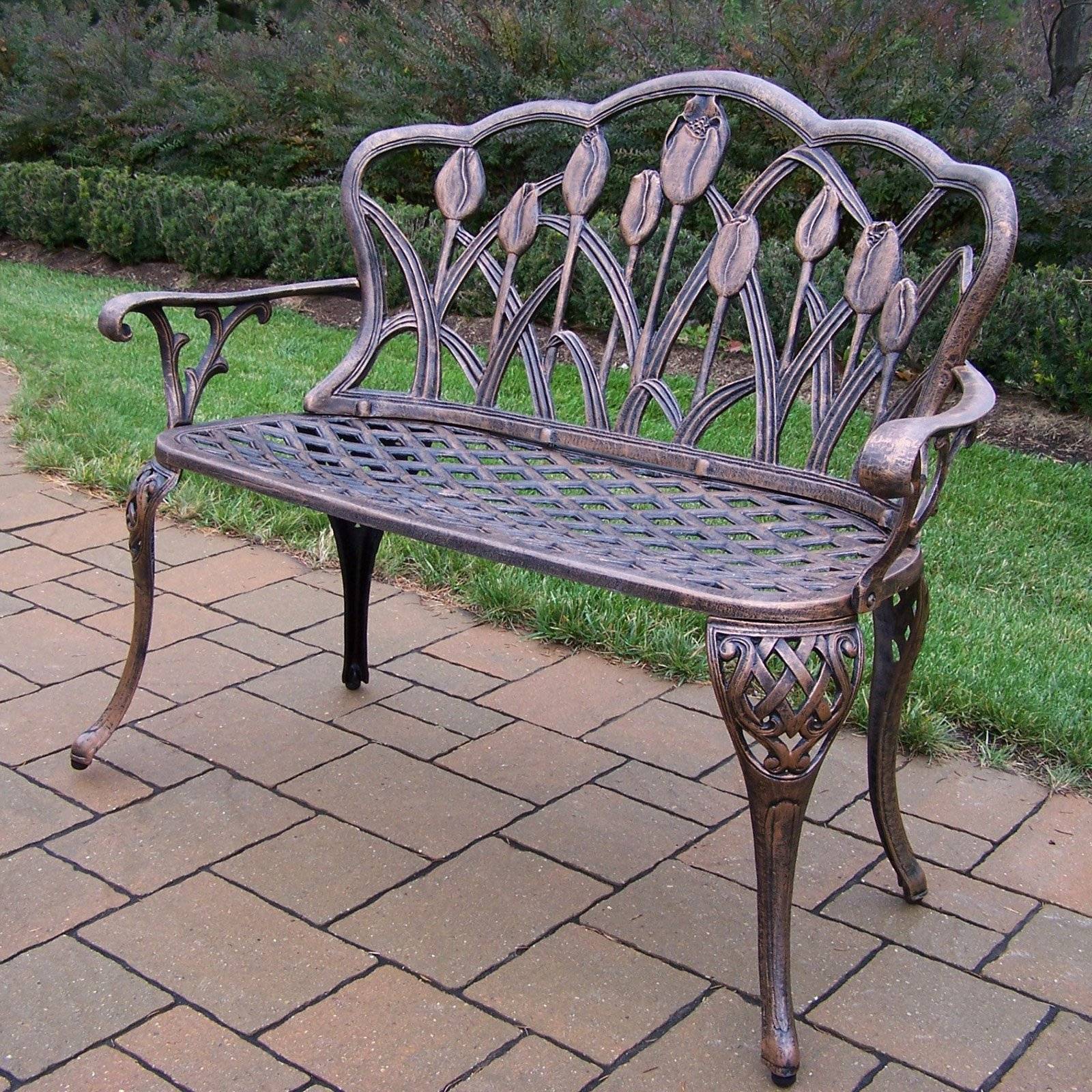 Antiques Atlas Small Cast Iron Garden Bench