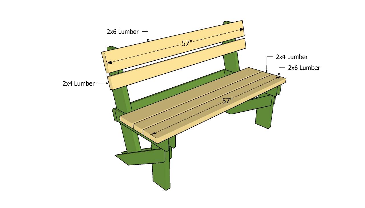 Simple Garden Bench
