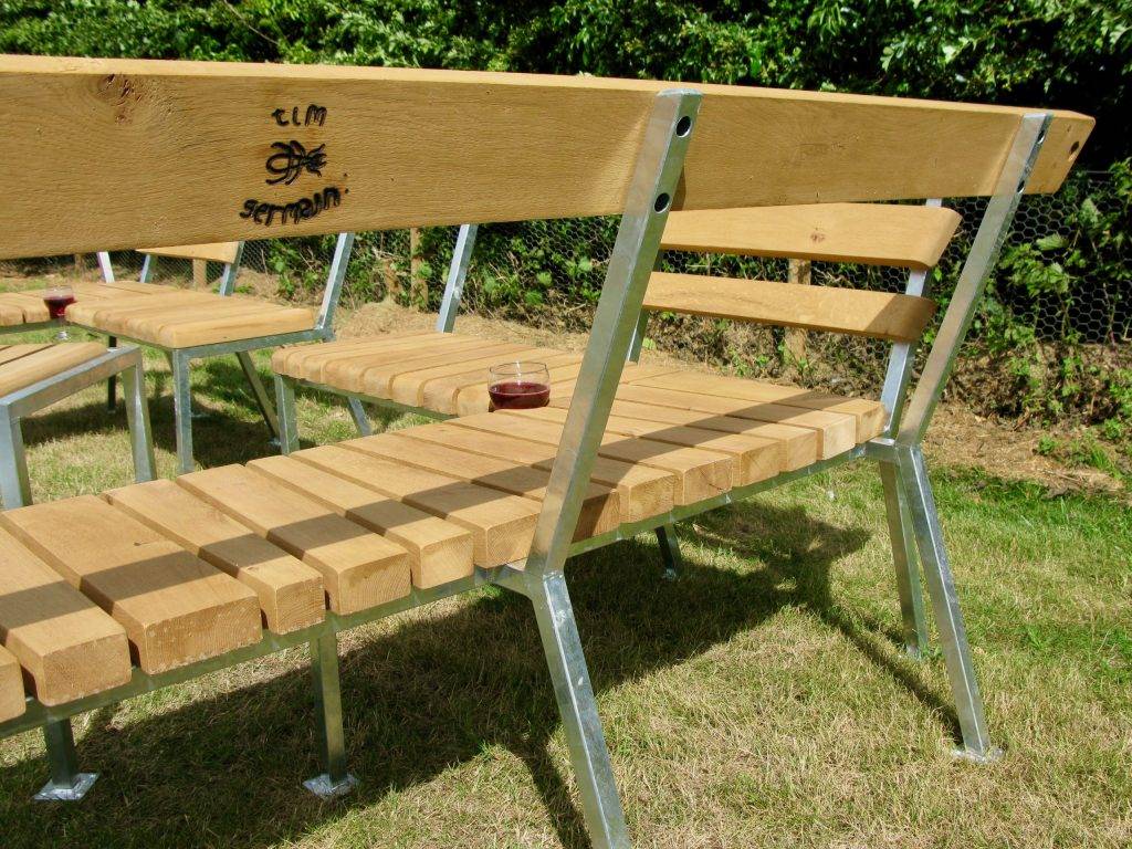 Fanback Glider Bench Pallet Furniture Outdoor Patio Rocking Chairs