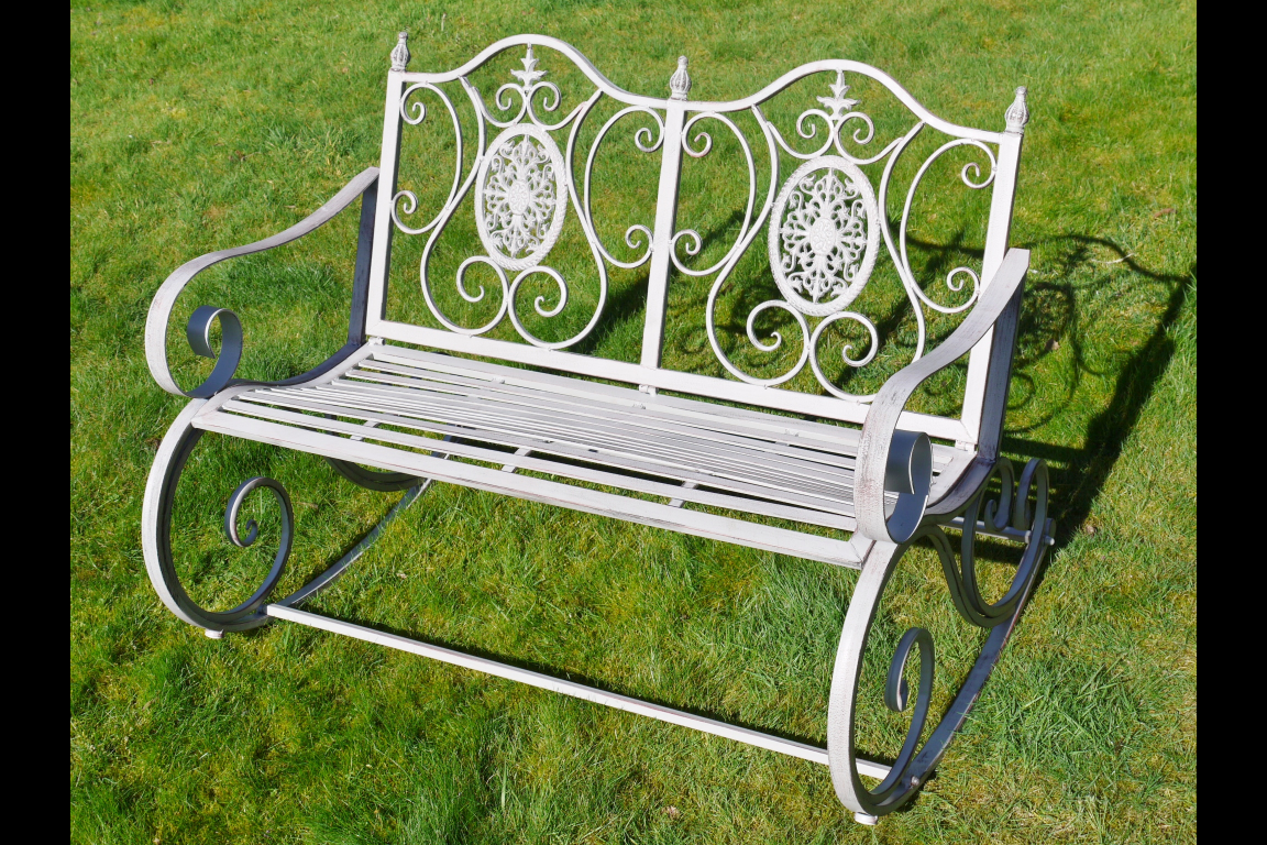 Metal Garden Bench Antique Metal Garden Bench