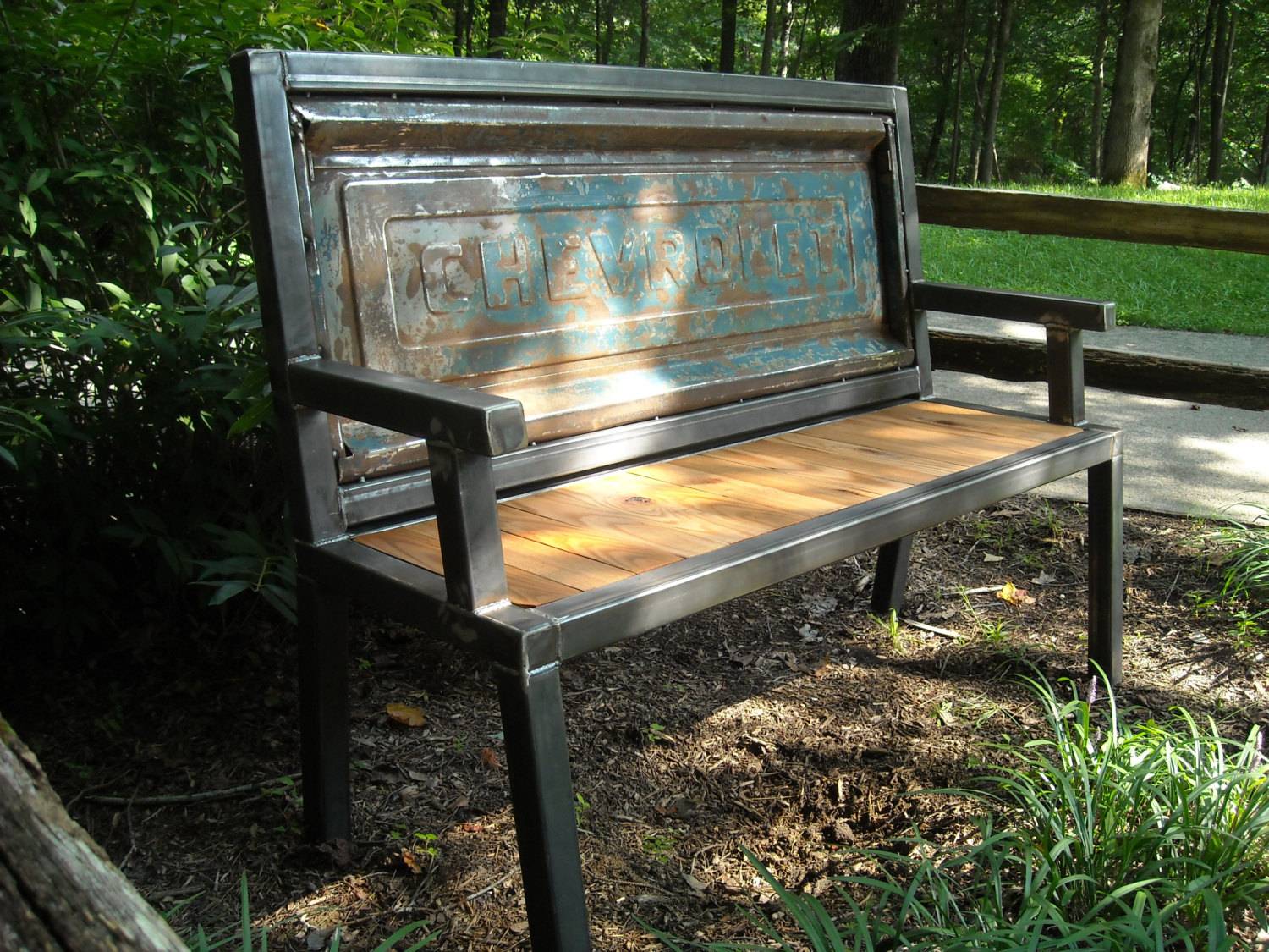 Steel Garden Benches