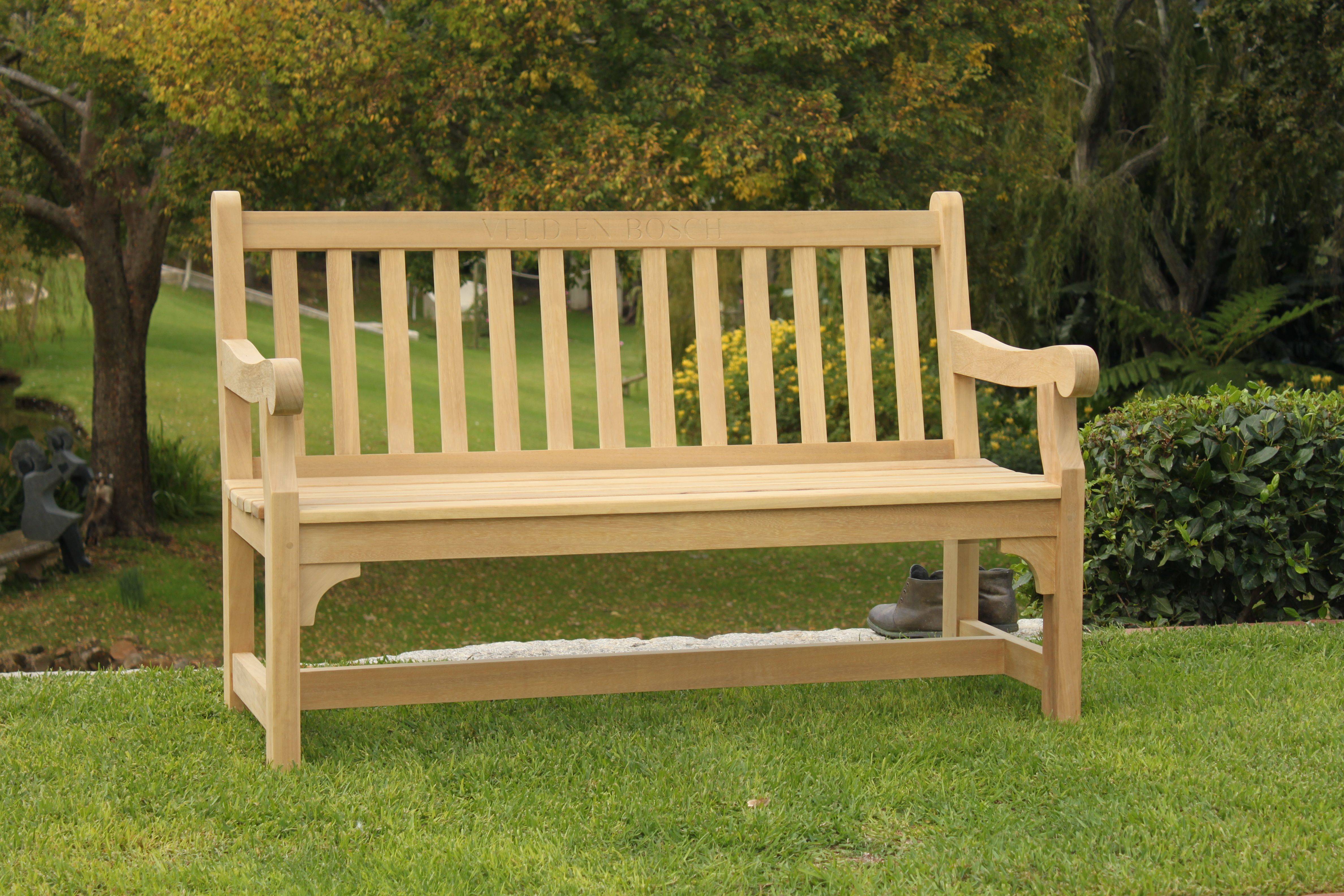 Engraved Wooden Garden Bench Wooden Garden Benches