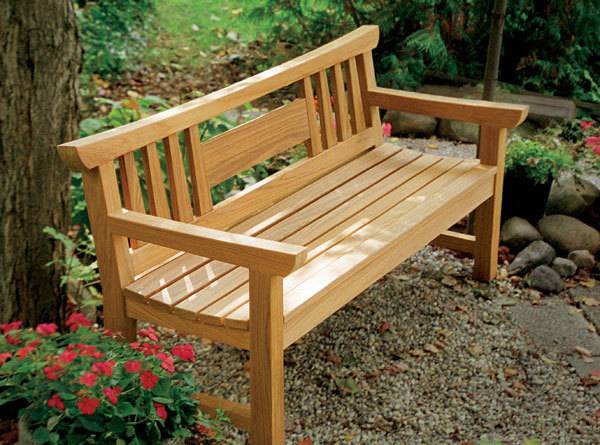 Traditional Plastic Garden Bench Outdoor Garden Bench