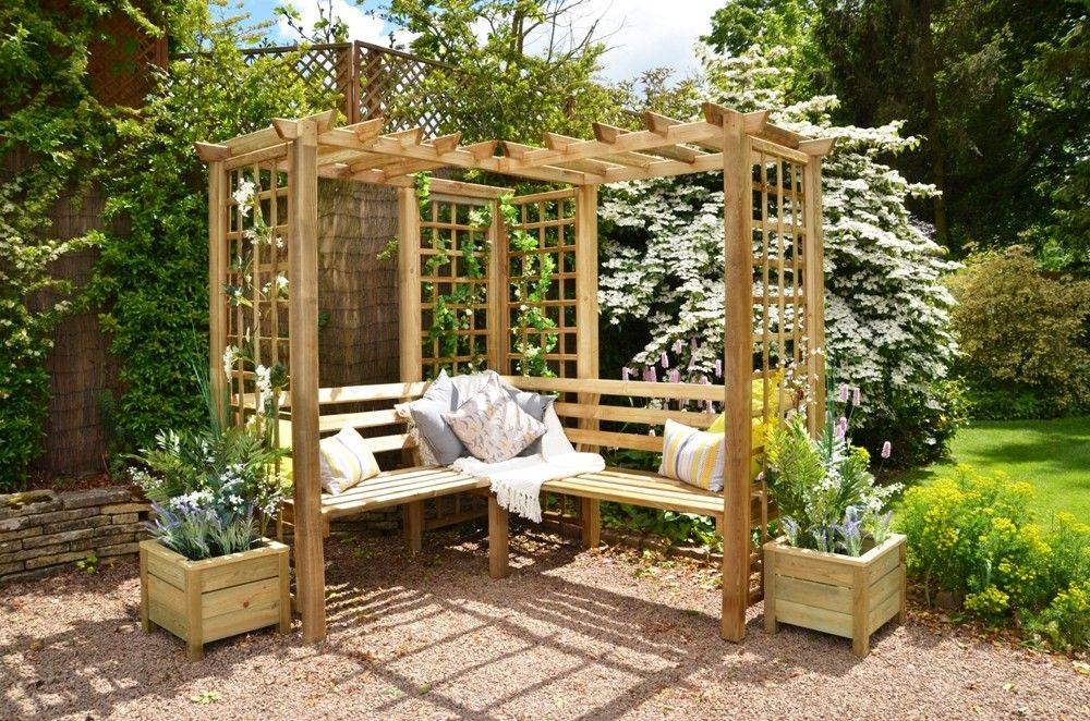 Garden Arbor Bench Design Ideas