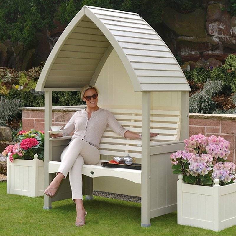 Garden Arbor Bench Design Ideas