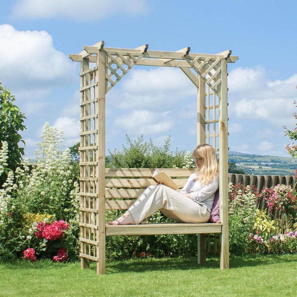 Garden Arbor Bench Design Ideas