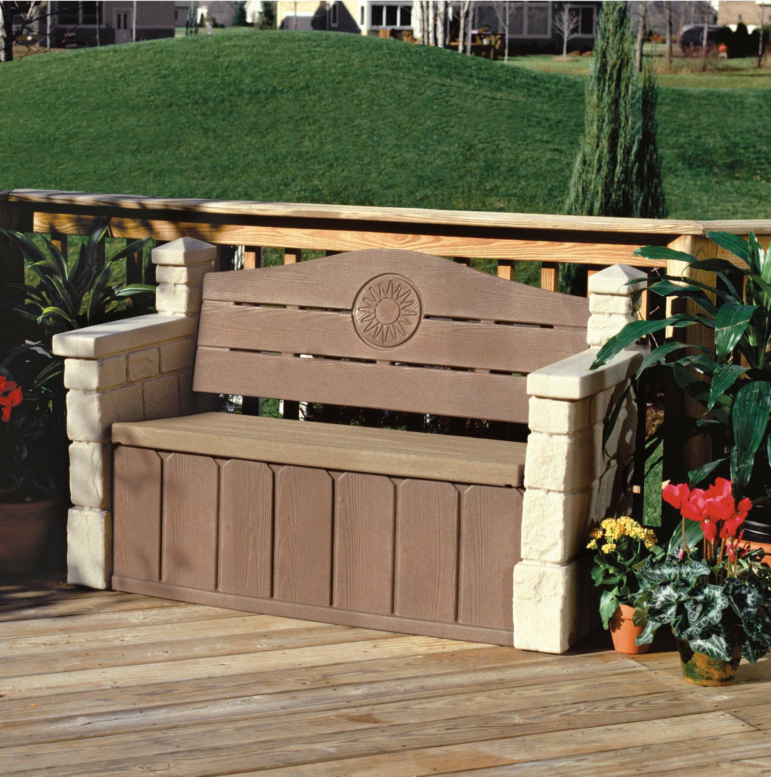 Outdoor Waterproof Storage Bench Ideas