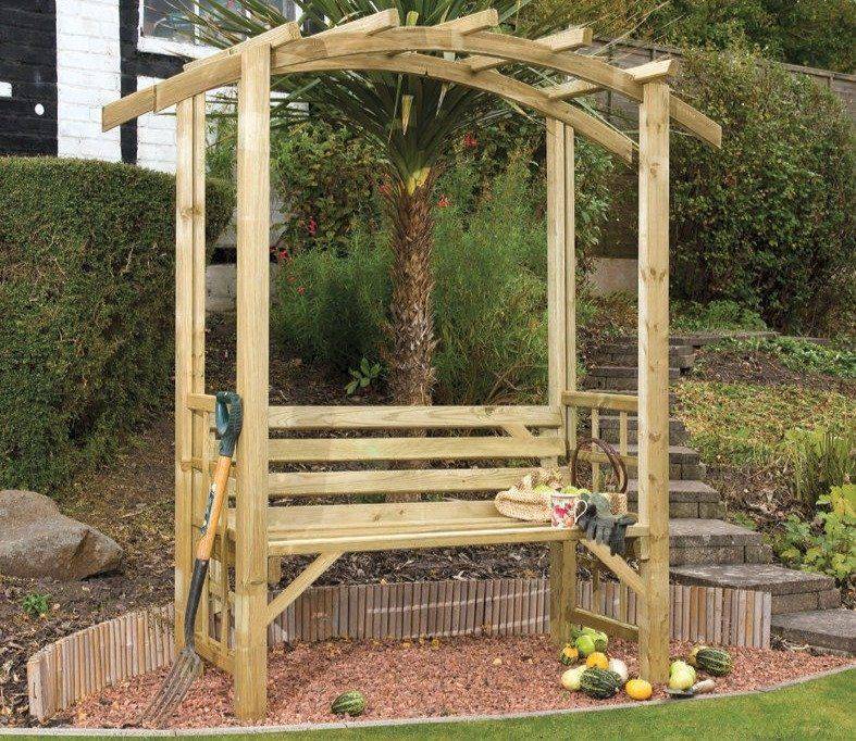 Garden Arbor Bench Design Ideas