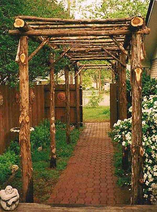 A Garden Arbor Bench