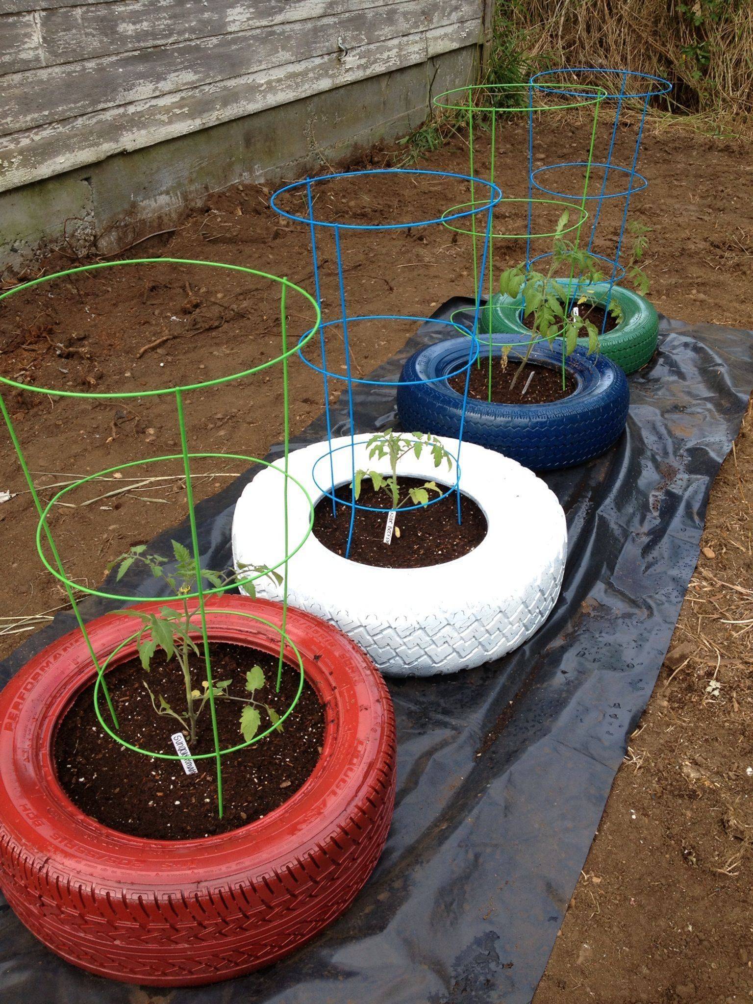 Creative Diy Tire Container Gardening Ideas