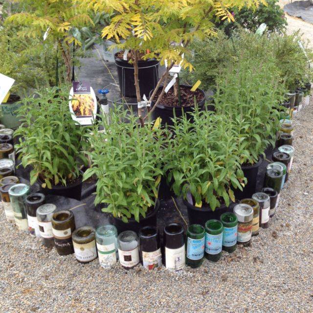 18 Glass Bottle Garden Edging Ideas You Cannot Miss SharonSable