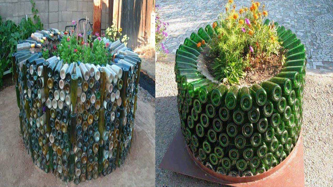 18 Glass Bottle Garden Border Ideas You Must Look SharonSable