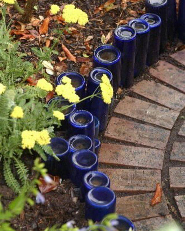 18 Beer Bottle Garden Edging Ideas Worth to Check SharonSable