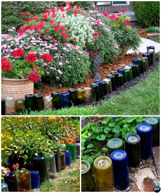 21 Glass Bottle Garden Edge Ideas To Try This Year SharonSable