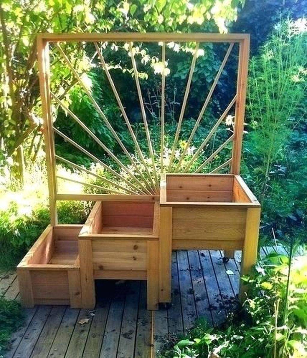 Pretty Privacy Fence Planter Boxes Ideas