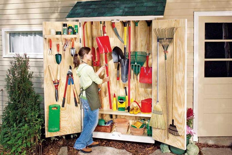 Tool Cabinet Teak Garden Tool Shed Garden Storage Shed Garden Shed Diy