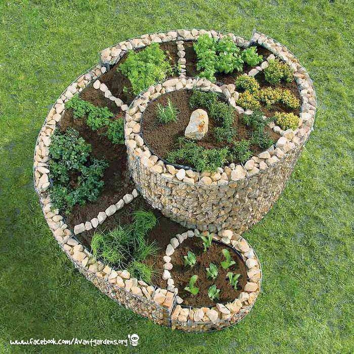 Easy Herb Spiral Garden Design Ideas